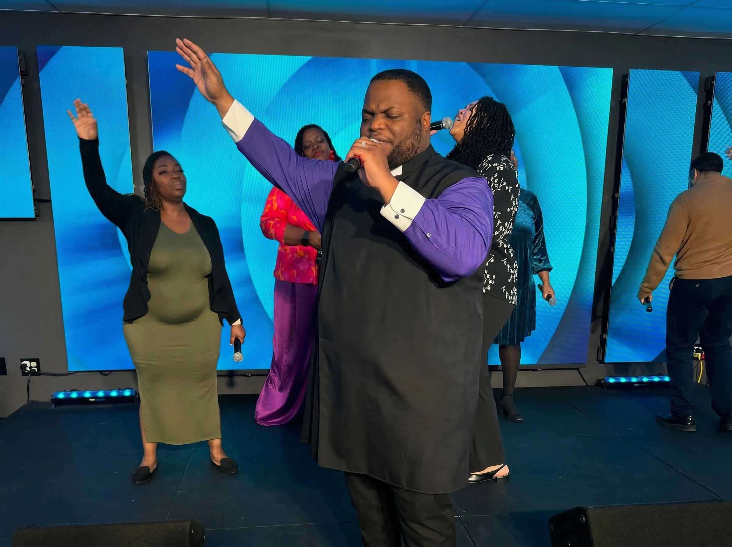 Worship Center — LED Panel Array