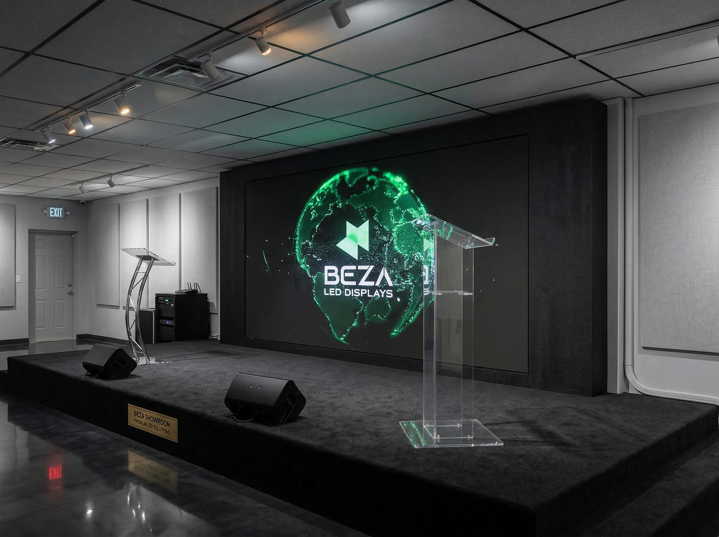 BEZA Showroom — Globe Display Demo