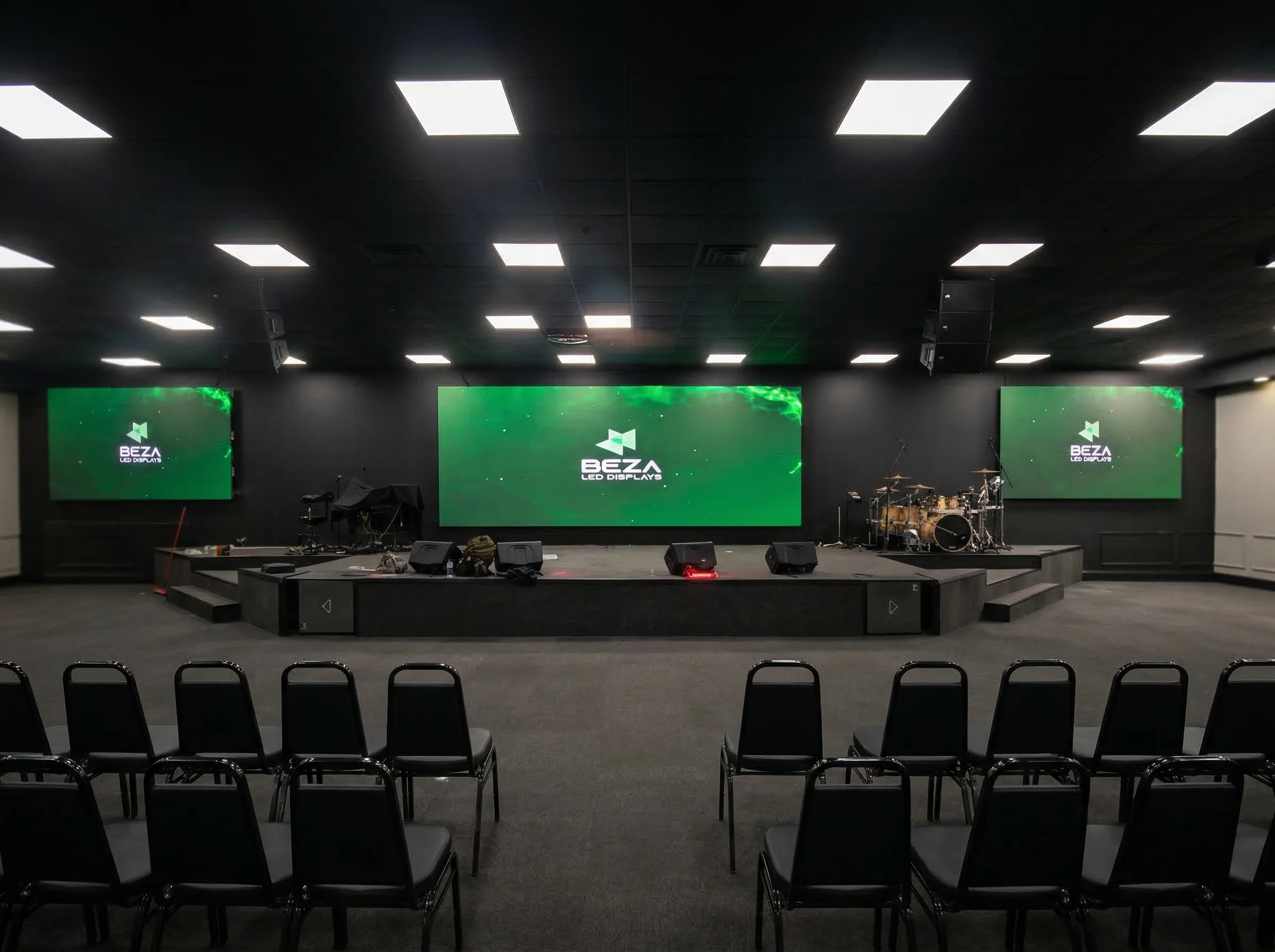 Worship Center — Triple Green LED